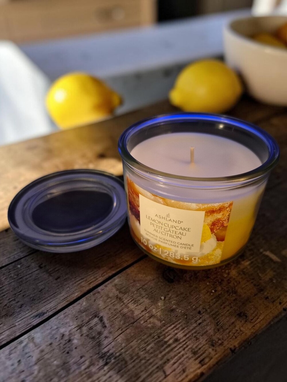 Lemon Cupcake Scented Candle      10 Oz.